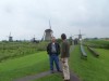 David and Peter at the Kinderdijk